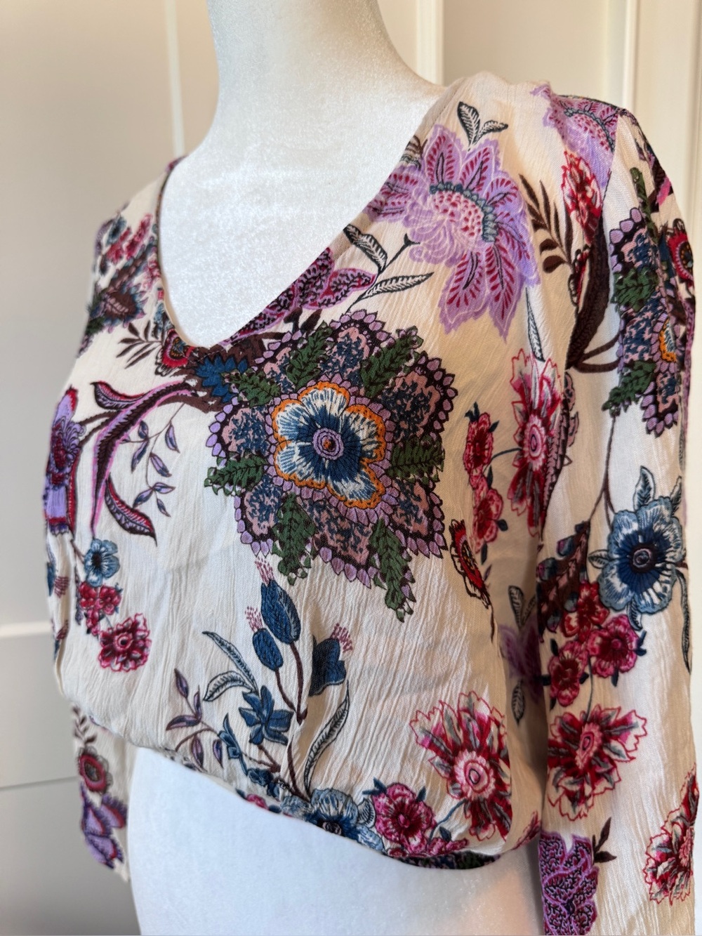 Patrons of Peace* Boho Crop Top